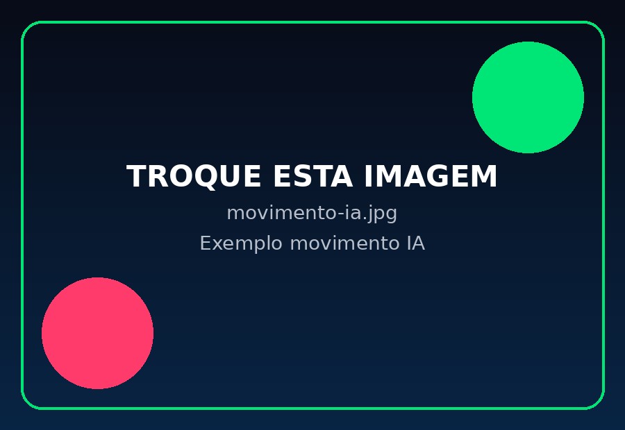 Exemplo de movimento recriado com IA